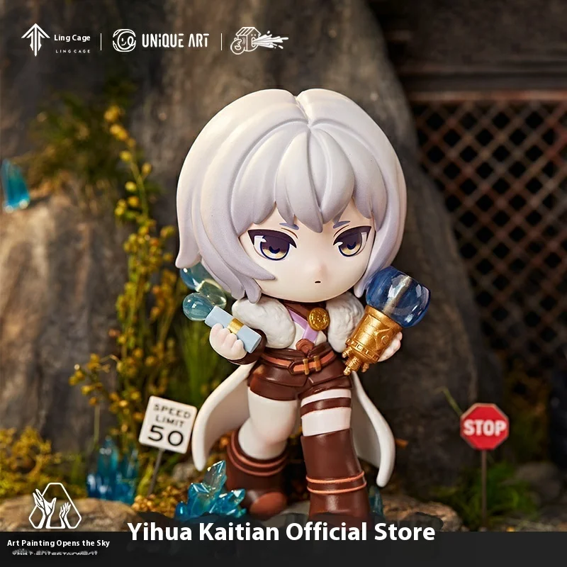 

Yihua Kaitian Authentic Linglong Baiyuekui Series Q Edition Blind Box Cute Cartoon Character Statue Desktop Ornaments Toy Gift