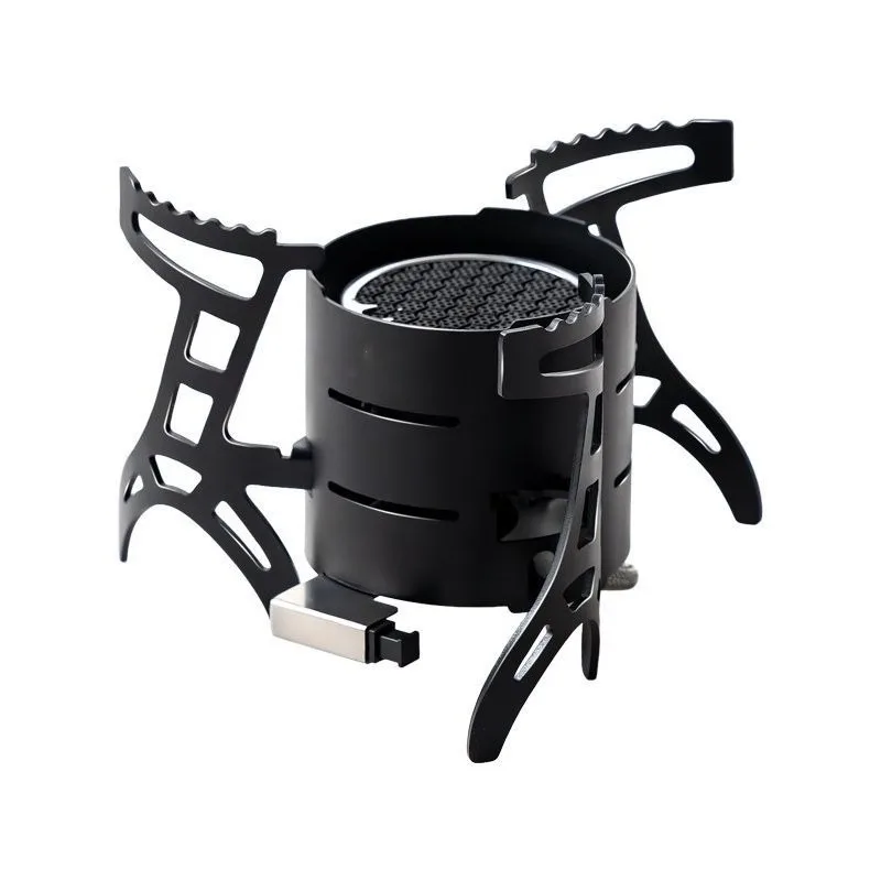 Folding Cassette Stove Outdoor Hiking Cooker Tea Stove Camping Fire  Lightweight Travel Mocha Pot Stove