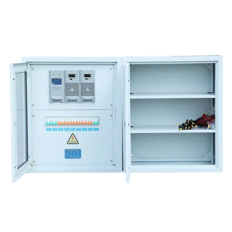 Wall-Mounted Outdoor DC Power Supply Screen Single Phase 220V Feed Switch IP67 Hybrid Lock 6 Sockets 300A
