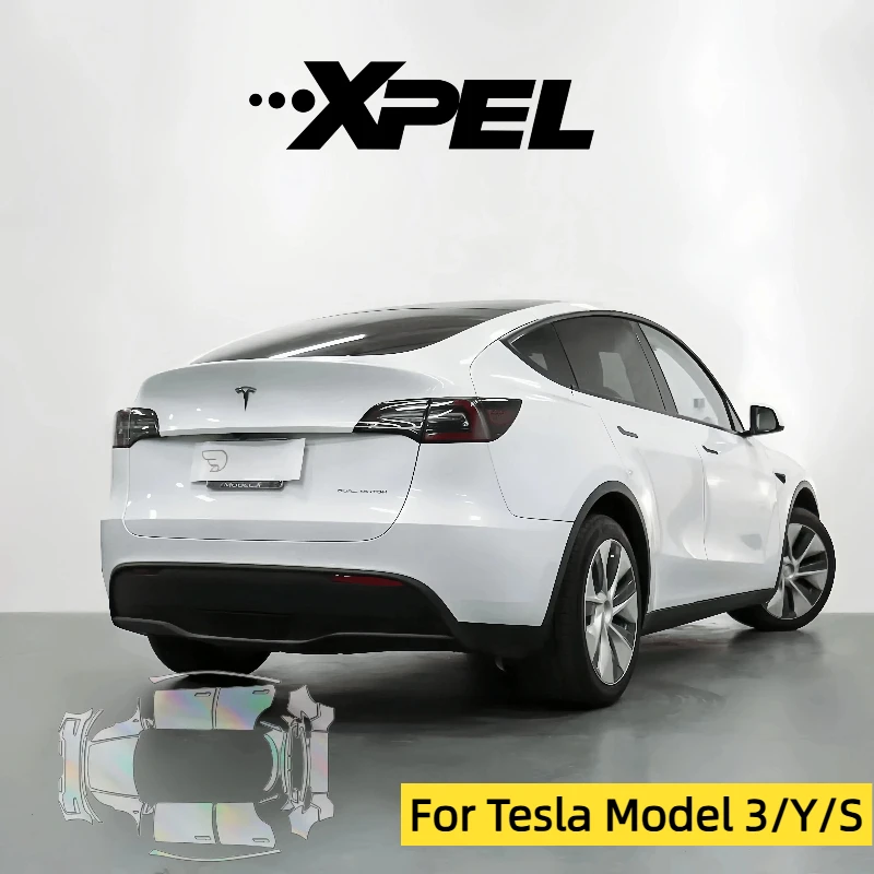 

XPEL PPF 7,5 мил Защитная пленка для краски Tesla для модели 3/Y/S Материал ТПУ Противообрастающий и коррозионный Полная защита