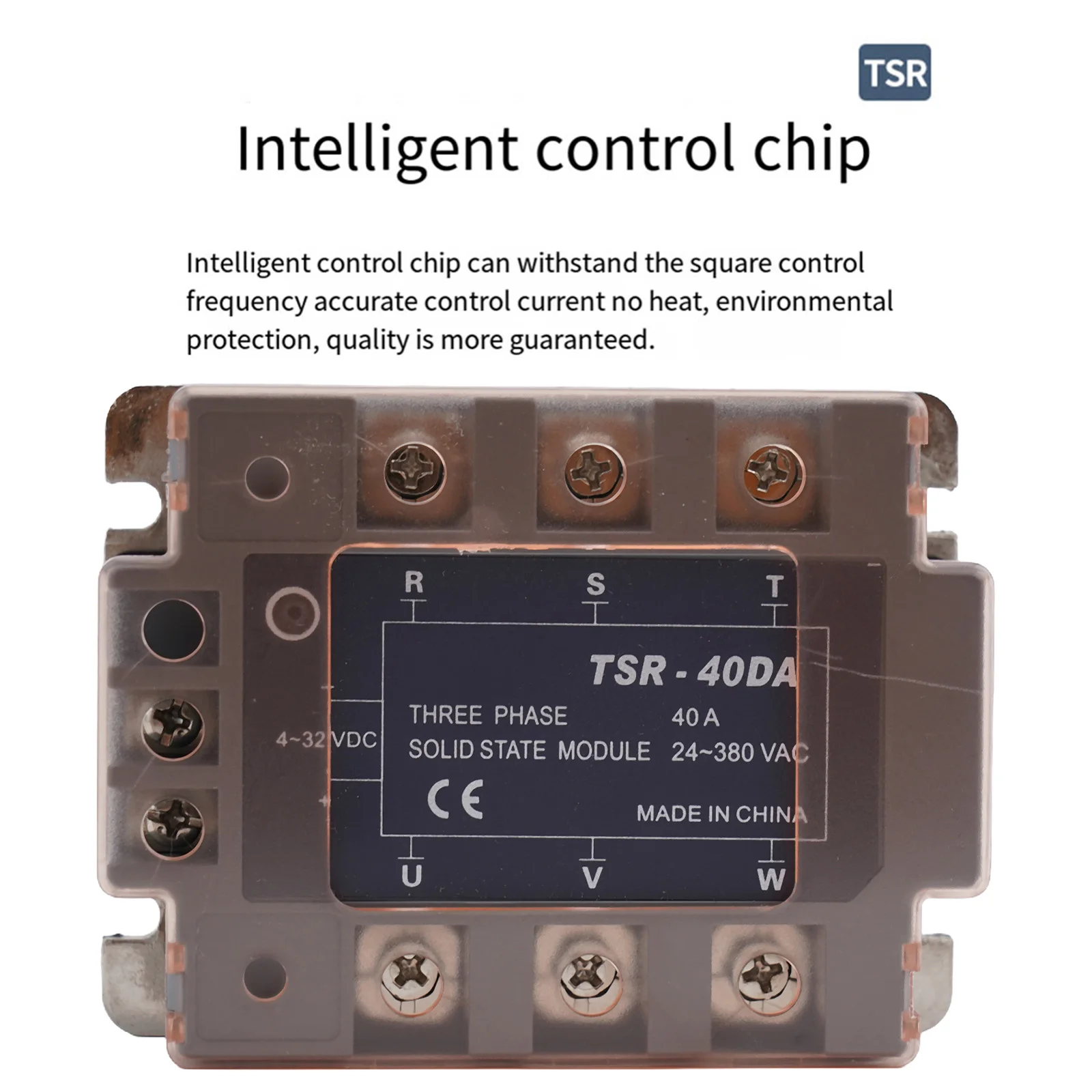 TSR-40DA State Relay State Relay DC Control AC Pure Copper Terminal Three-phase Solid State Relay New Practical