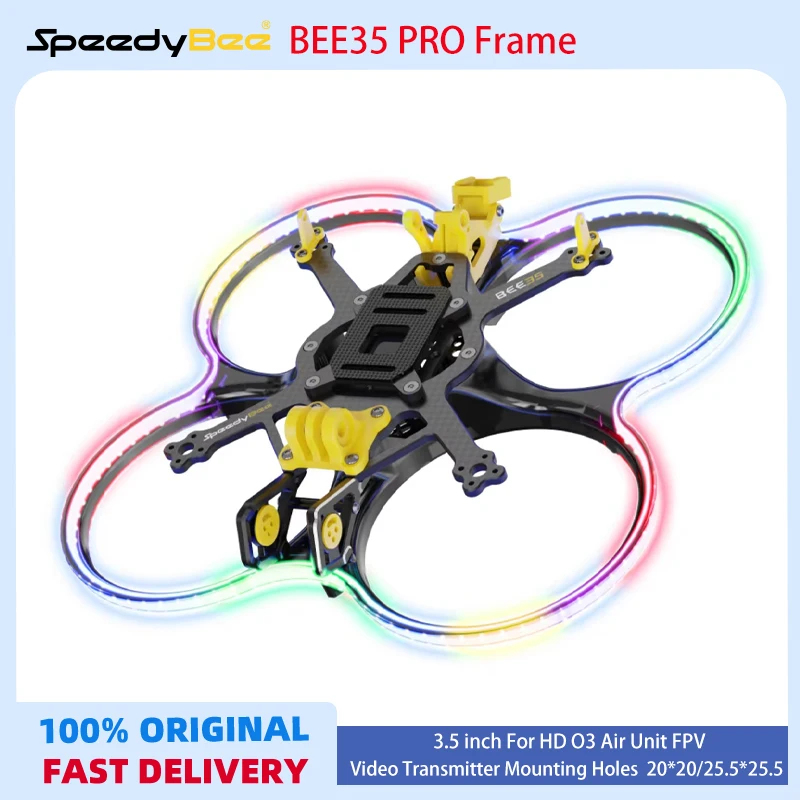 SpeedyBee Bee35 Pro 3.5 Inch Flame HD O3 Air Unit FPV for Drones - High-Definition Flight Camera Equipment