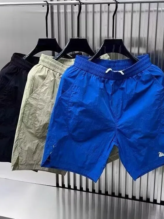 

Retro American Qui Dry orts Men's Summer Thin Waterproof Loose Casual Sports Five-Point Pants Straight Leg Casual Pants