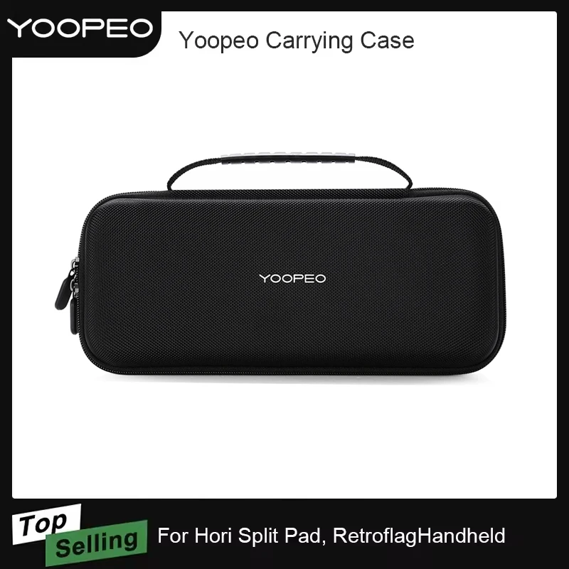Protective Bag for Hori Split Pad Controller Carrying Case with 10 Game Card Slots Storage Bag for Retroflag Handheld Gamepad
