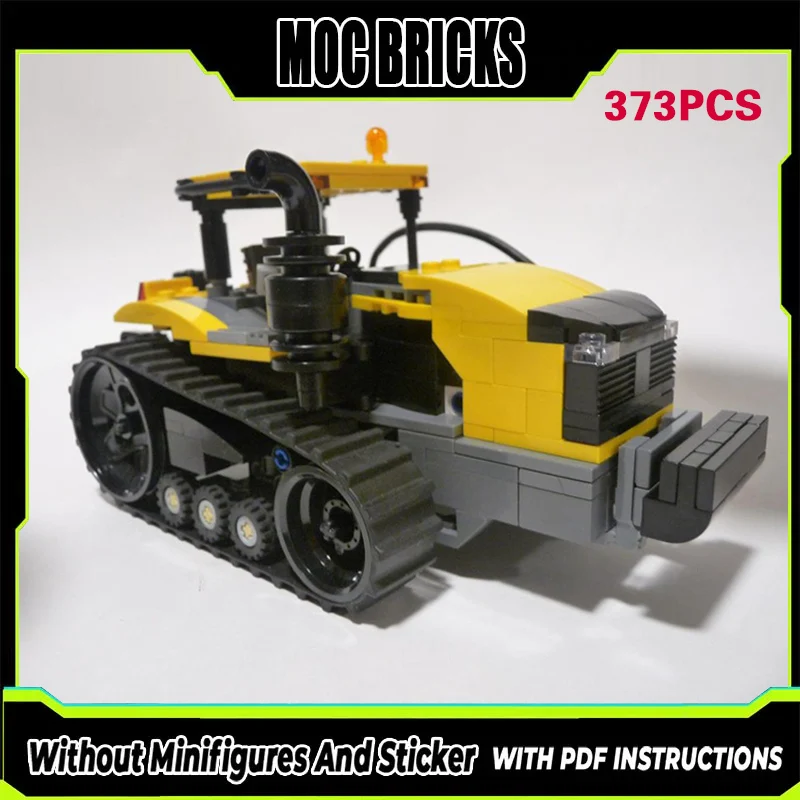 

Конструктор City Car Model MOC: Классический гусеничный трактор MT875E, модульная технология, подарки, праздничный набор для сборки, детские игрушки