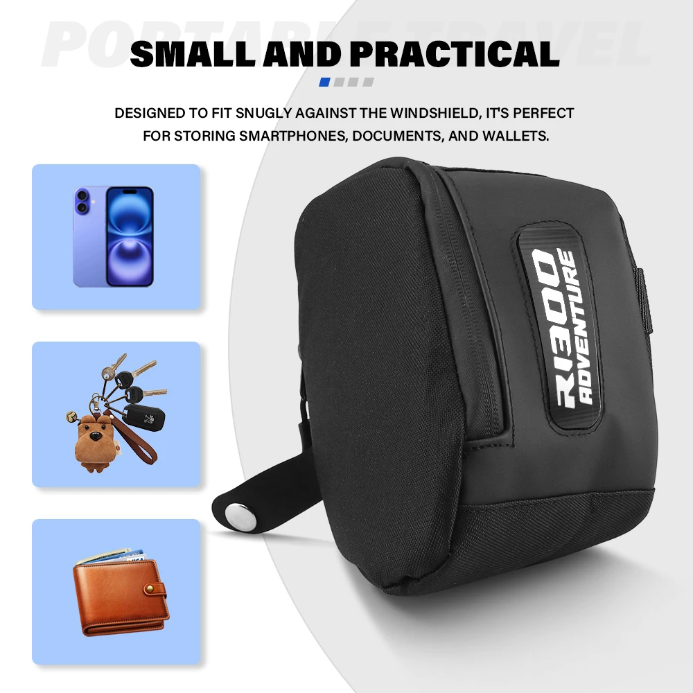 For BMW R1300GS Adventure GSA1300 R 1300 GS ADV 2024-2026 Motorcycle Air Deflector Bag Side Storage Organizer Bags Fairing Pouch