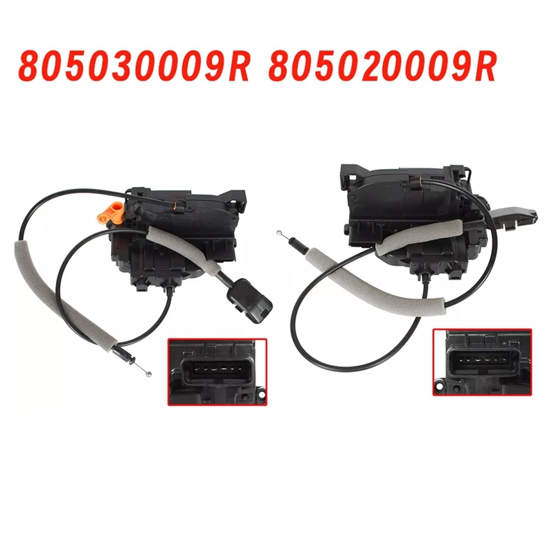 1Pair Door Lock Actuator Central Latch Mechanism 805020009R 805030009R For Renault Master 3 Vauxhall/Opel Nissan NV400-N26R