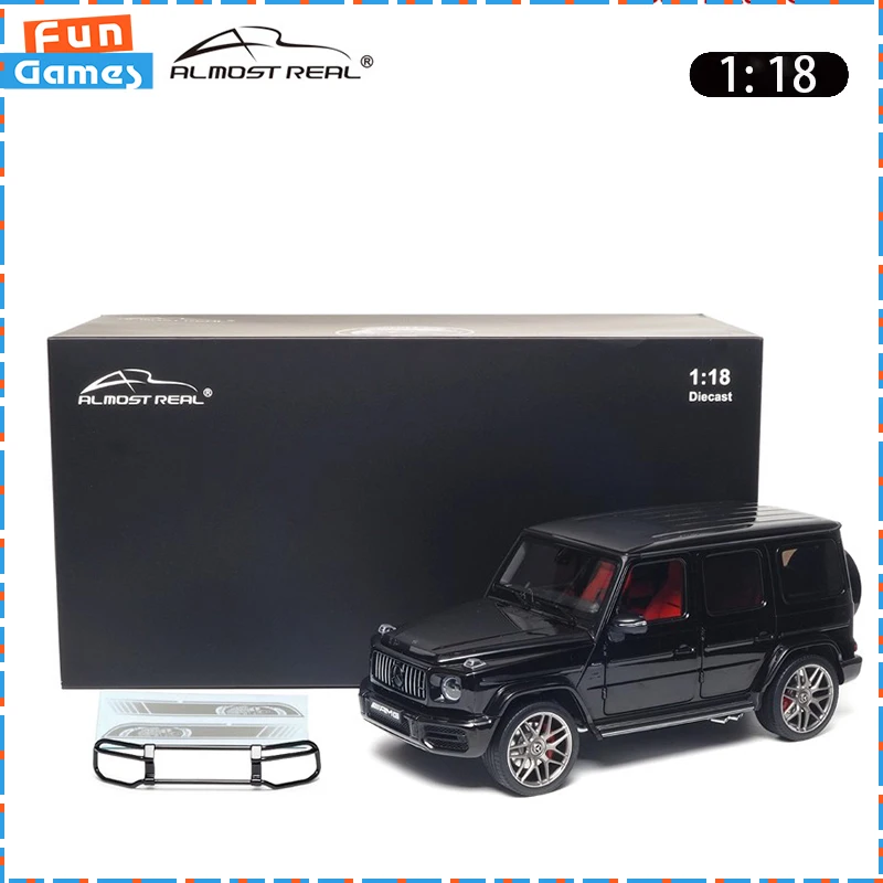 

New 1/18 Almost Real Car Model Black BENZ G63 AMG 55th Anniversary Edition Model Alloy Simulation Car Diecast Custom Toy Gift