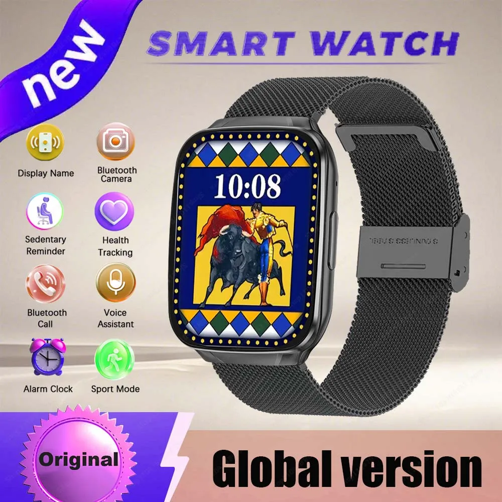 

High Quality Watch Fashion Smartwatch Men 1.83 Inch HD Bluetooth Call Voice Assistant Health Tracking Women Watches Smart Sports
