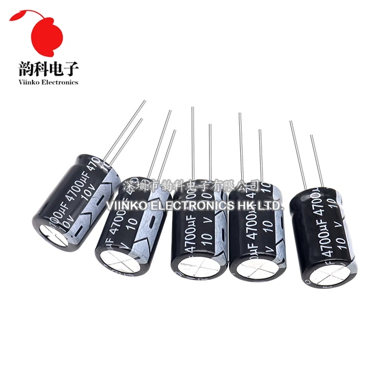 Condensador electrolítico de aluminio de 10V 100UF 220UF 330UF 470UF 680UF 1000UF 1500UF 2200UF 3300UF 4700UF 10000UF