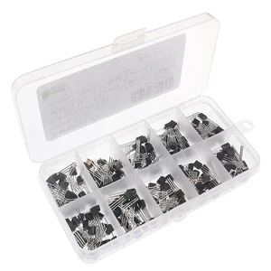 50-200pcs Transistor Surtido Kit a-92 2N2222 2N2907 2N3906 2N5401 2N55551 A1015 BC327 BC337 BC548 BC549 C1815 S8050 PNP NPN 8 mejores ventas BC337 - №6