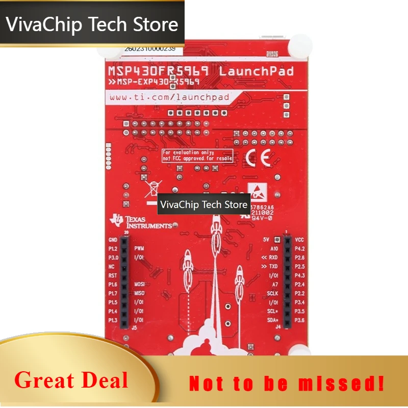 VivaChip TechMSP-EXP430FR5969 LaunchPad Development Kit Embedded System Testing & Programming Tool