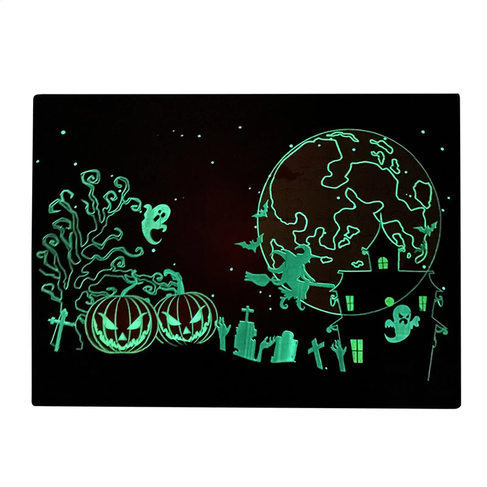 Quebra-cabeças de halloween para crianças, 100 peças, quebra-cabeça de halloween, brinquedos educativos de aprendizagem, decorações de festa colecionáveis para