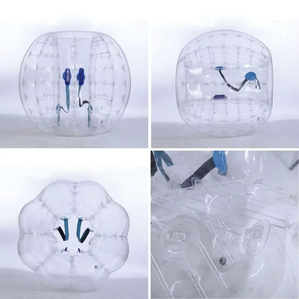 ลูกกันชนพอง 1.5 ม. ซูโม่ Zorb Balls ลูกฟุตบอลฟองสําหรับวัยรุ่นและผู้ใหญ่