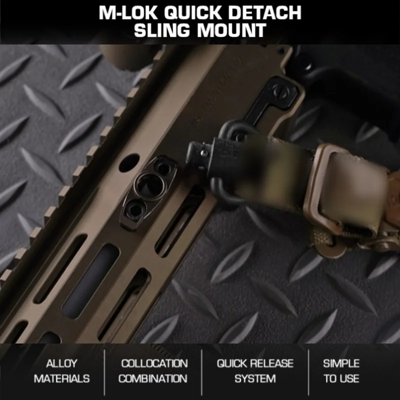 

IPSC Training Sling Adapter | M-LOK Quick-Release Base | Airsoft & Range Accessory