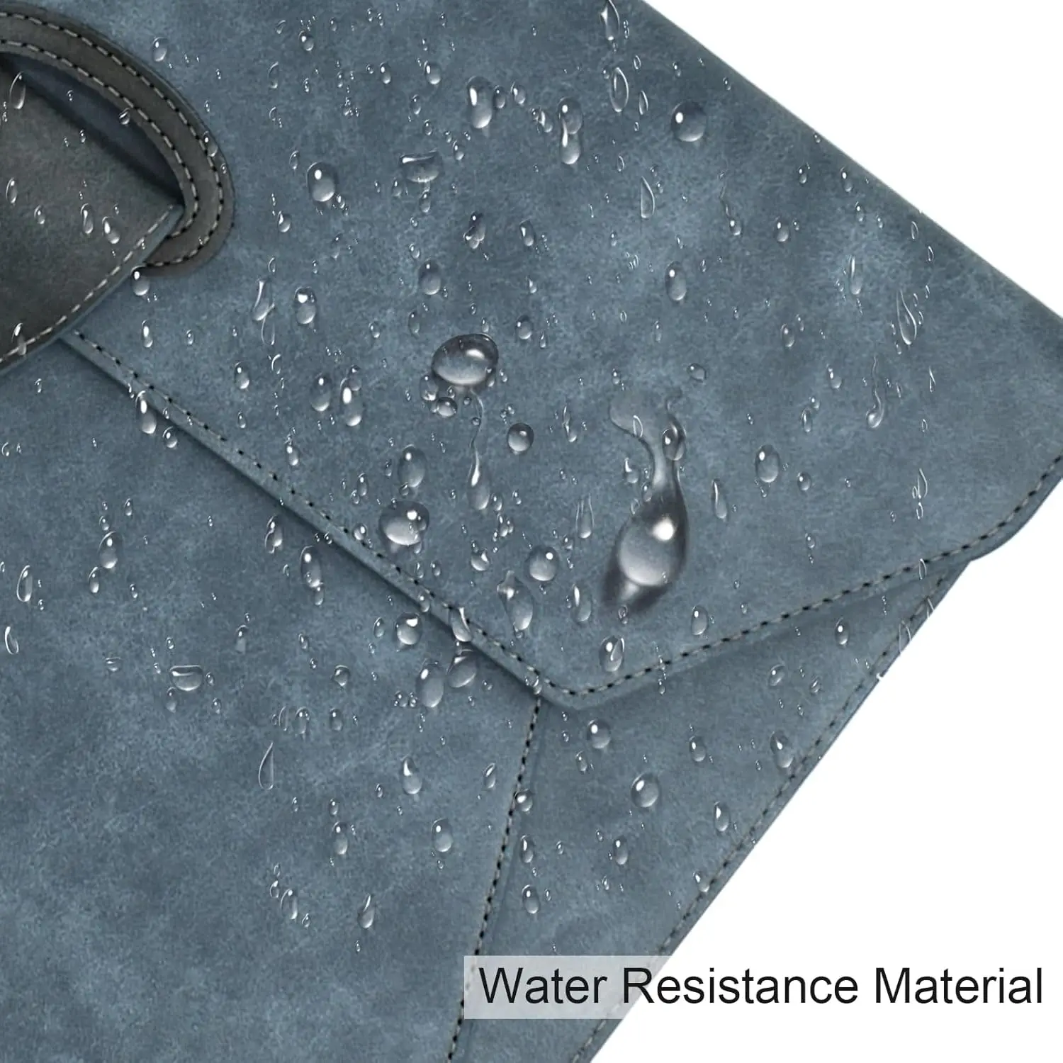 PU Leather A4 File Folder Document Holder Waterproof Portfolio Envelope Folder Case with Magnetic Snap Button Closure&2 Pockets