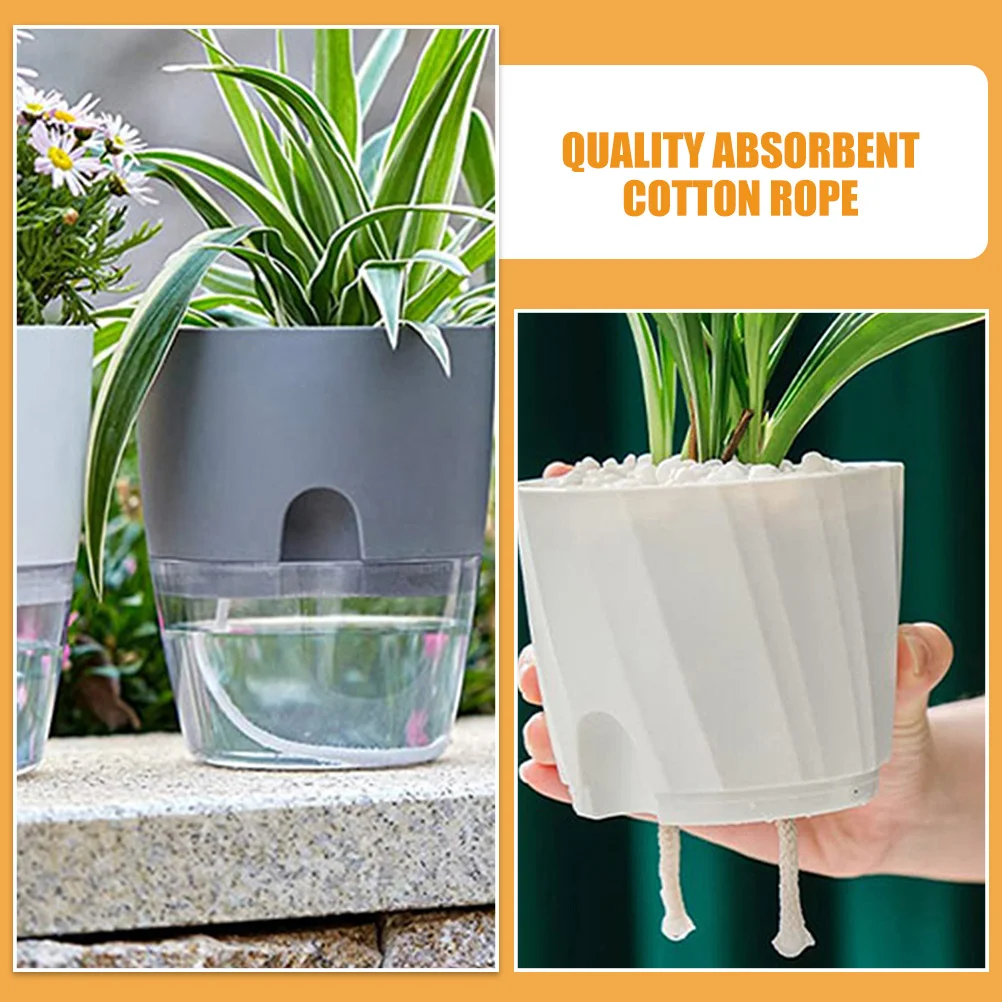 

1 Bundle Cotton Rope for Self Pots Automatic Plant Irrigation System Garden Moisture Wick Cord Hydroponic Accessory