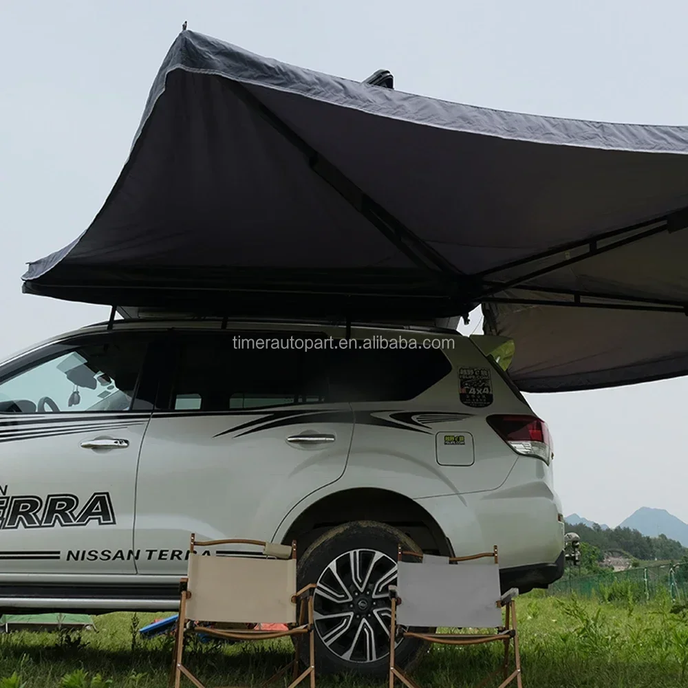 

4Wd Offroad Suv Car Caravan Sides 270 Awning And Roof Top Tentroof Rack Side Tent Heavy Duty Outdoor Camping Hiking Sunshelter H