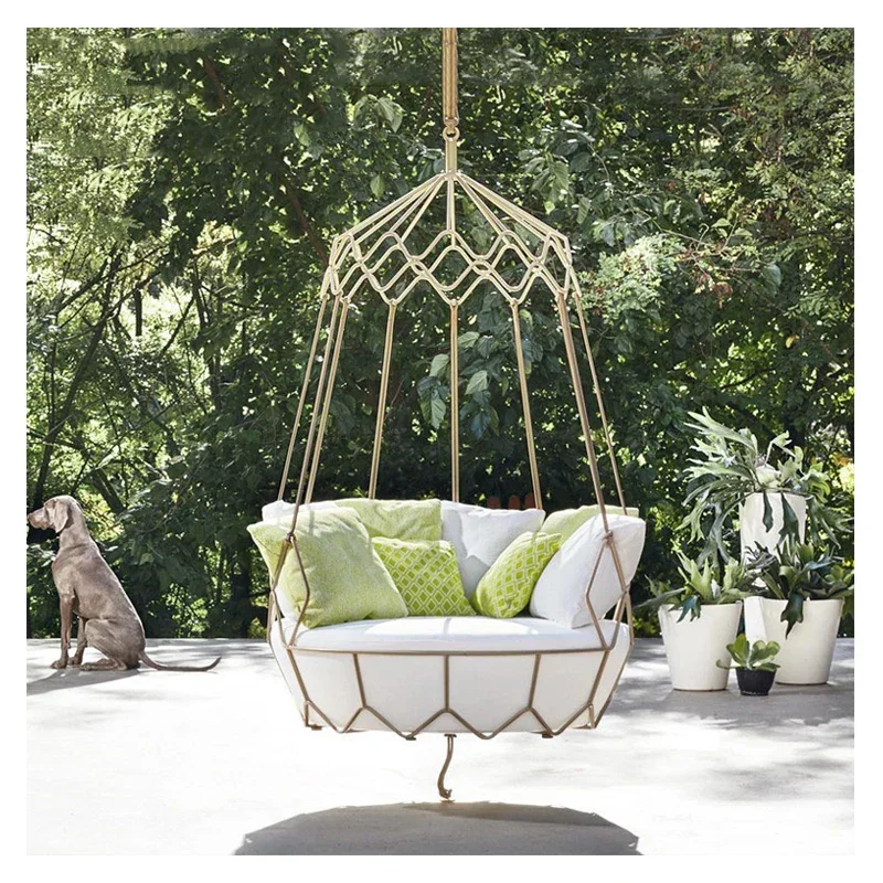 Garden Rattan Hanging Swing Chair Out Door Egg Outdoor Furniture