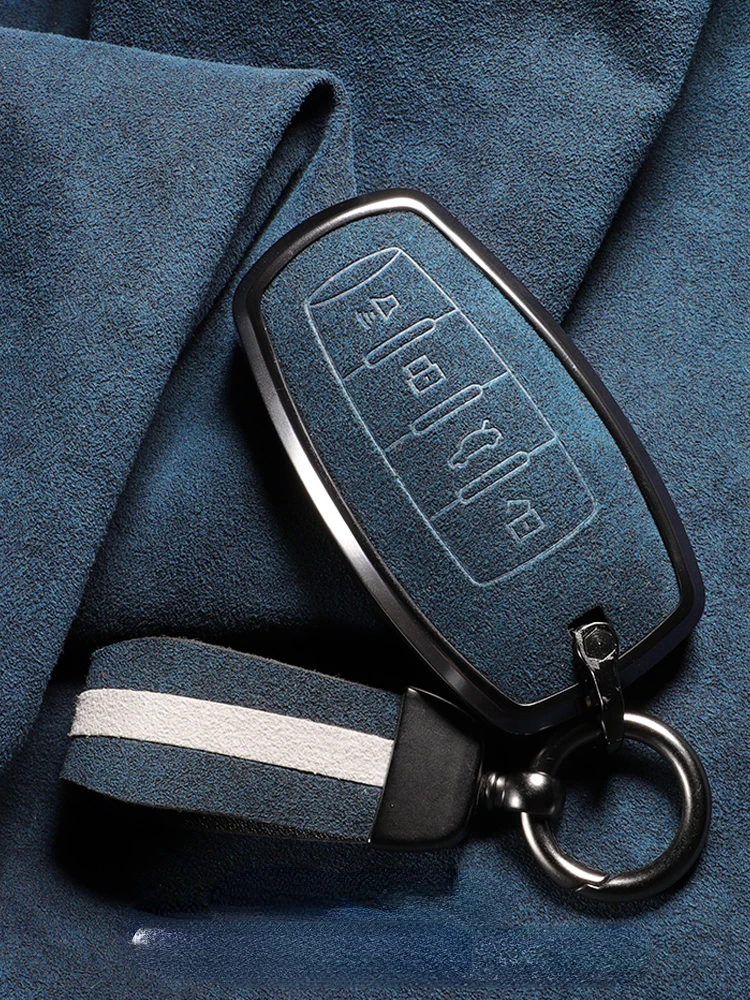 

Suitable For HAVAL DARGO H6S H4 H6 H7 H8 H9 M6 F5 F7x Aluminium Alloy + Suede Car Remote Key Case Cover