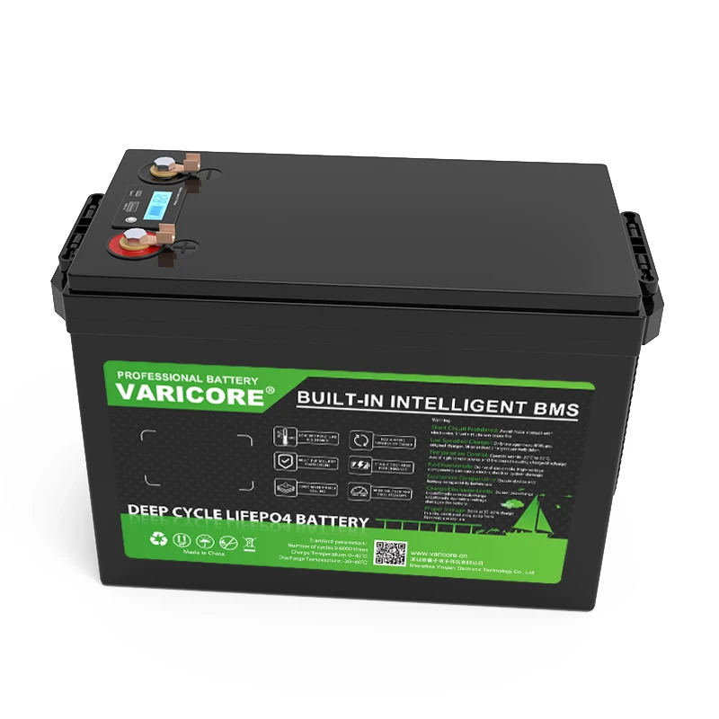 VariCore 12 فولت 340 أمبير LiFePO4 بطارية مع 12.8 فولت BMS ل 4s RV المعسكر عربة جولف تخزين الطاقة البطاريات الشمسية معفاة من الضرائب