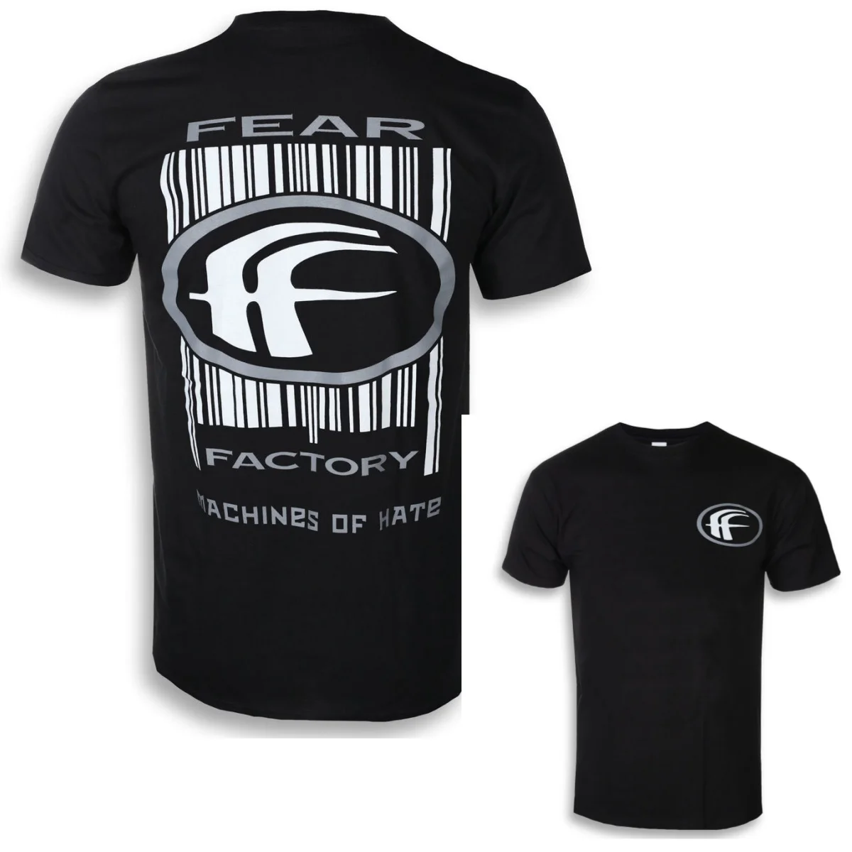 T-shirt en coton unisexe à motif rétro Fear Factory, manches courtes, tendance, de marque, de luxe, décontracté, vintage, pour l'été