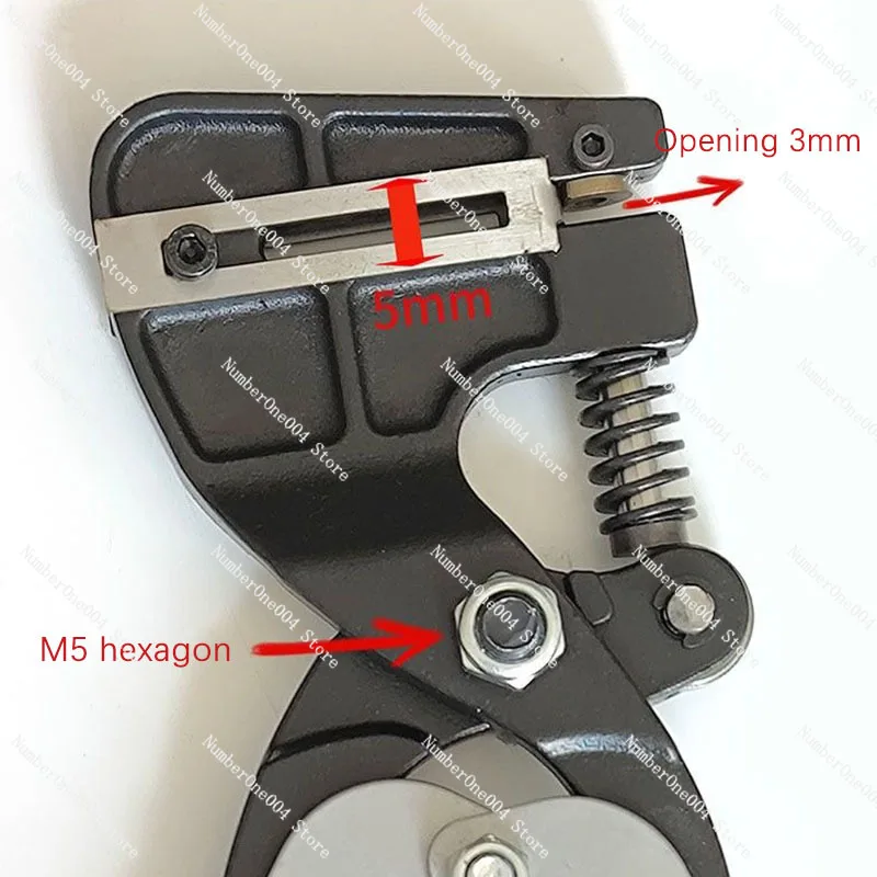 Stainless Steel Luminous Letter Billboard Punching Pliers Heavy Duty Metal Iron Aluminum Edge Smooth Burrless Round Hole Opener