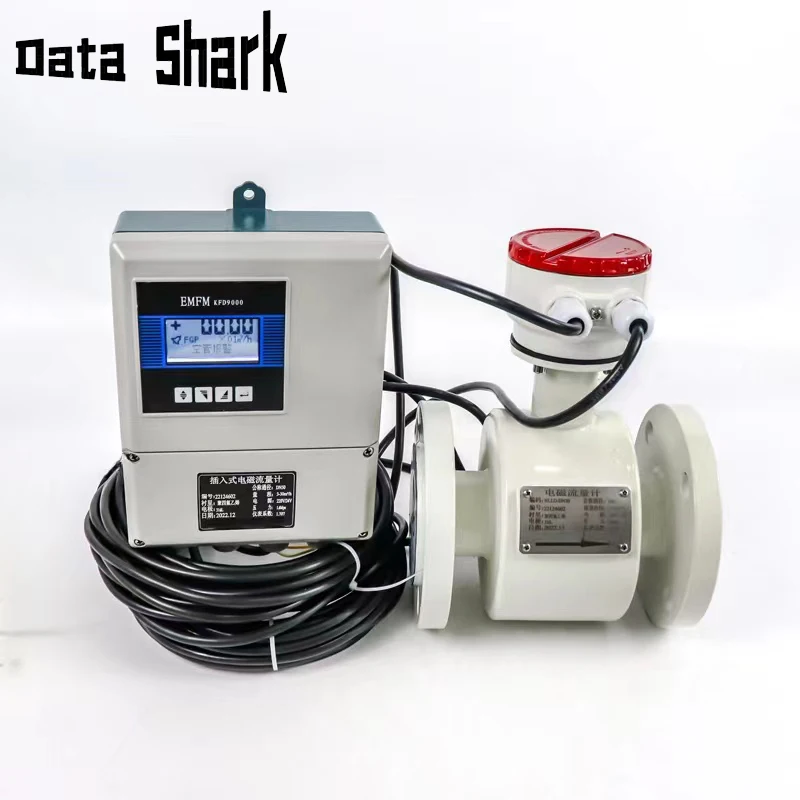 High quality magnetic water flow meter conductive liquid flow meter milk sewage flow meter separated electromagnetic flow meter