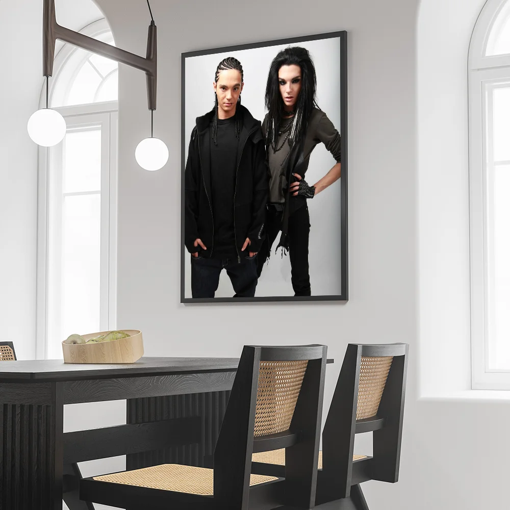 ملصق فني ذاتي اللصق Tokio-Bill Tom K-Kaulitz ، ملصق ورقي مقاوم للماء ، مقهى ، غرفة بار ، ديكور جداري ، فندق ، 1 #5