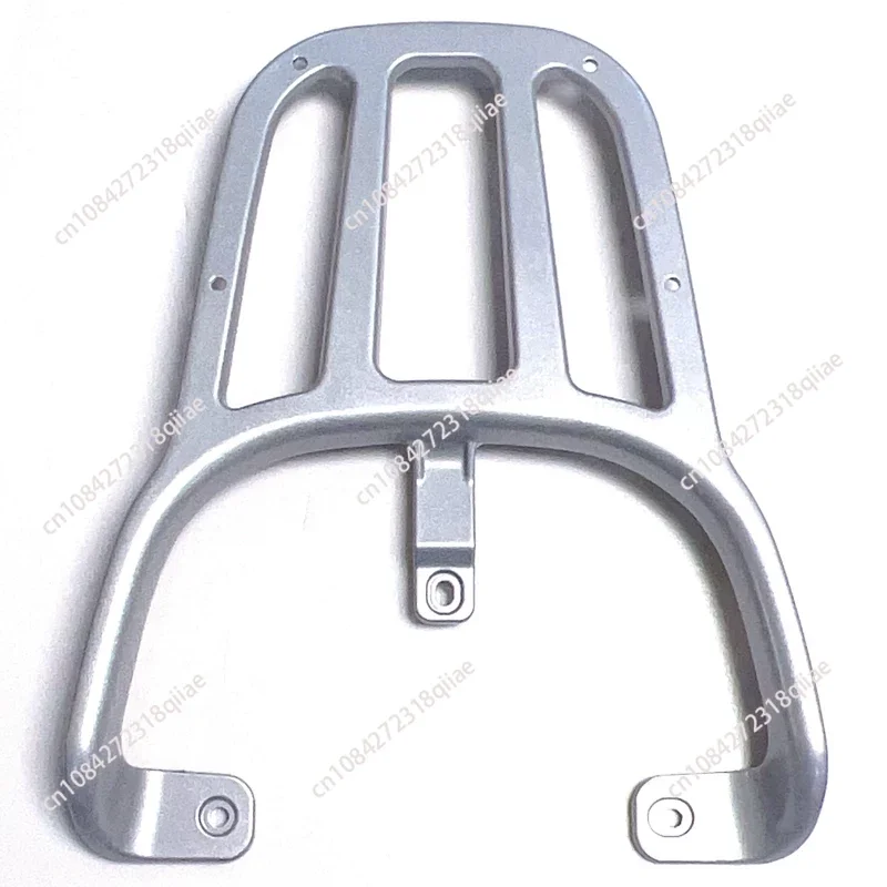 Tail Rack Motorcycle Luggage Racks Suitable for Electric Vehicle Modification Rear Trunk Rack Silver Aluminum Alloy