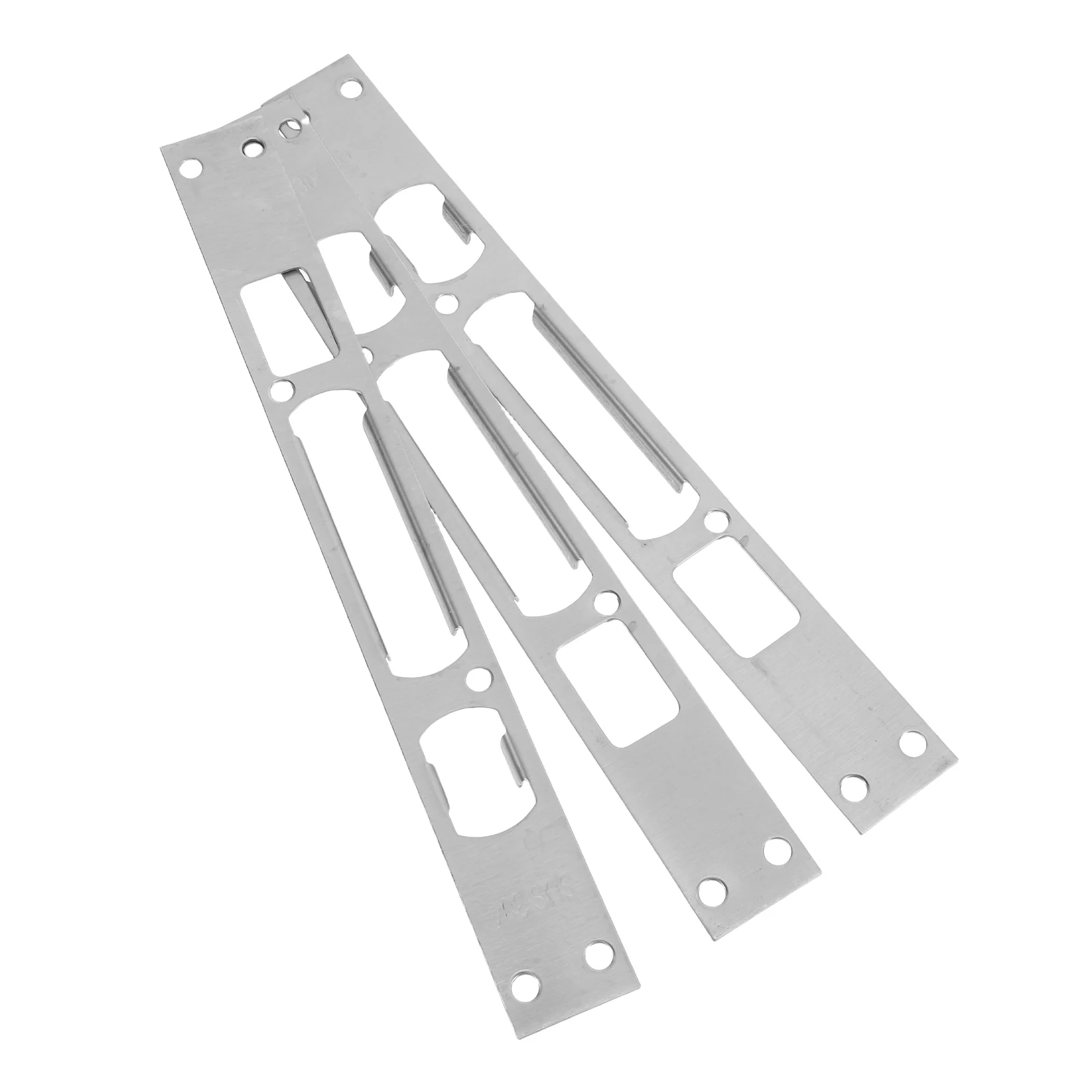 

3pcs Door Lock Body Anti-theft Strike Plate Reinforcement Brake Board Deadbolt SecurityLatch Stainless Steel Hardware Parts