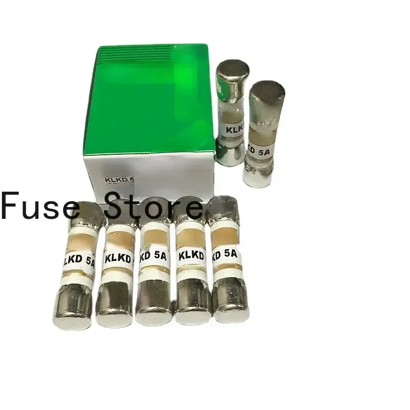 10PCS Ceramic Fuse Imported KLKD 5 Fast  10*38MM 600V 5A