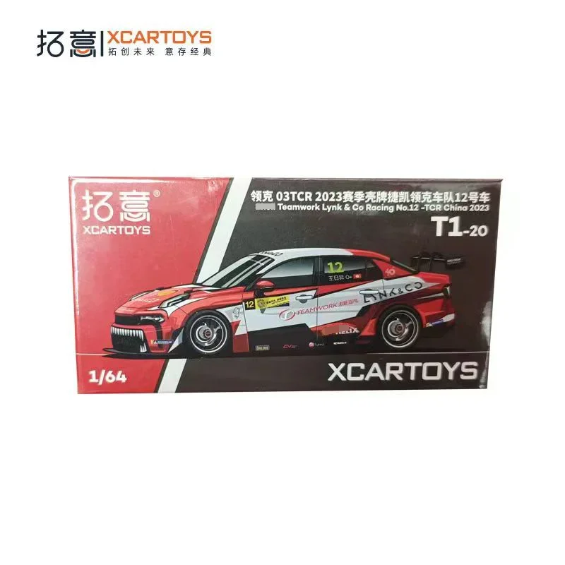 XCarToys 1:64 Teamwork Lynk & Co Racing No.12-TCR China 2023 / No.9-TCR Asia 2022 Diecast Model Car