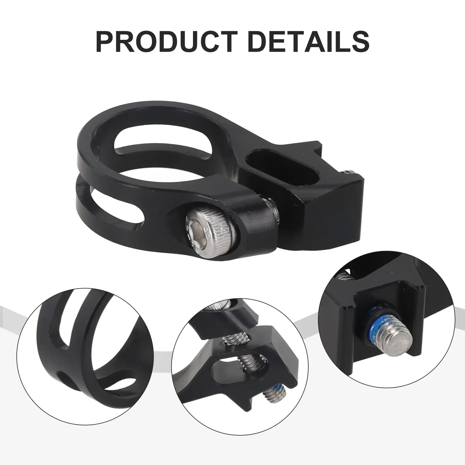 New ​​Aluminum Alloy Bicycle Shifter Clamp For X7 X9 XO XX XO1 XX1 For SRAM MTB Bike Transmission Shifter Trigger Adapter Clamp