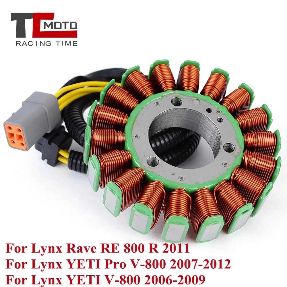 

Motorcycle Snowmobiles Generator Magneto Stator Coil for Lynx YETI Pro V-800 V800 2007 2008 2009 2010 2011 2012 Rave RE 800 R