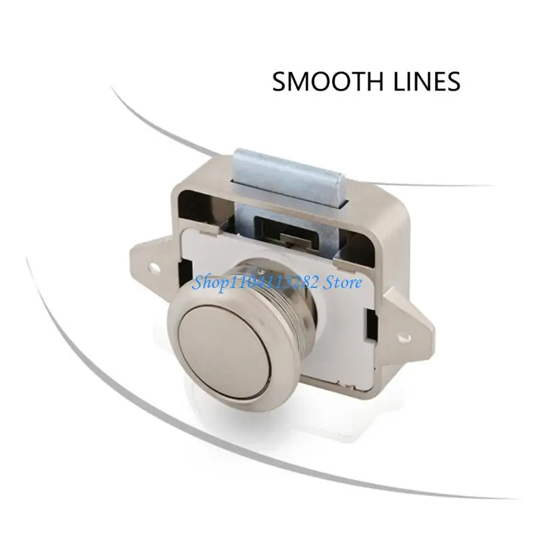 Keyless Door Lock for Campers Furniture Cupboard Push Latches Furniture Hardware