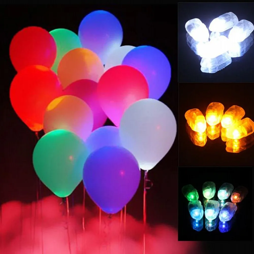 2000pcs Shiny LED Balloon Light Chinese Paper Lantern Lamp for Christmas Wedding Birthday Party Decoration