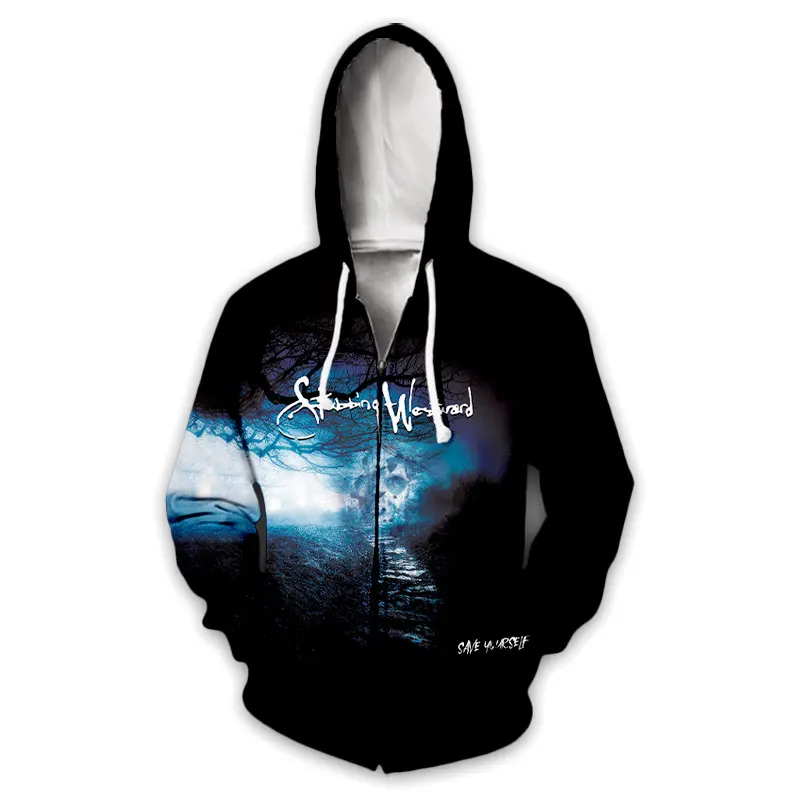 

CAVVING 3D Printed Stabbing Westward Band Zipper Hoodies Zip Hooded Sweatshirt Harajuku Hoodie Sweatshirt for Men/women