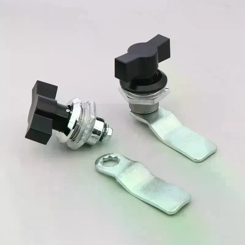 Cylindrical Tongue Lock Keyless Cabinet Cam Lock Garage Distribution Cabinet Door Industrial Lock Handle Lock Tools
