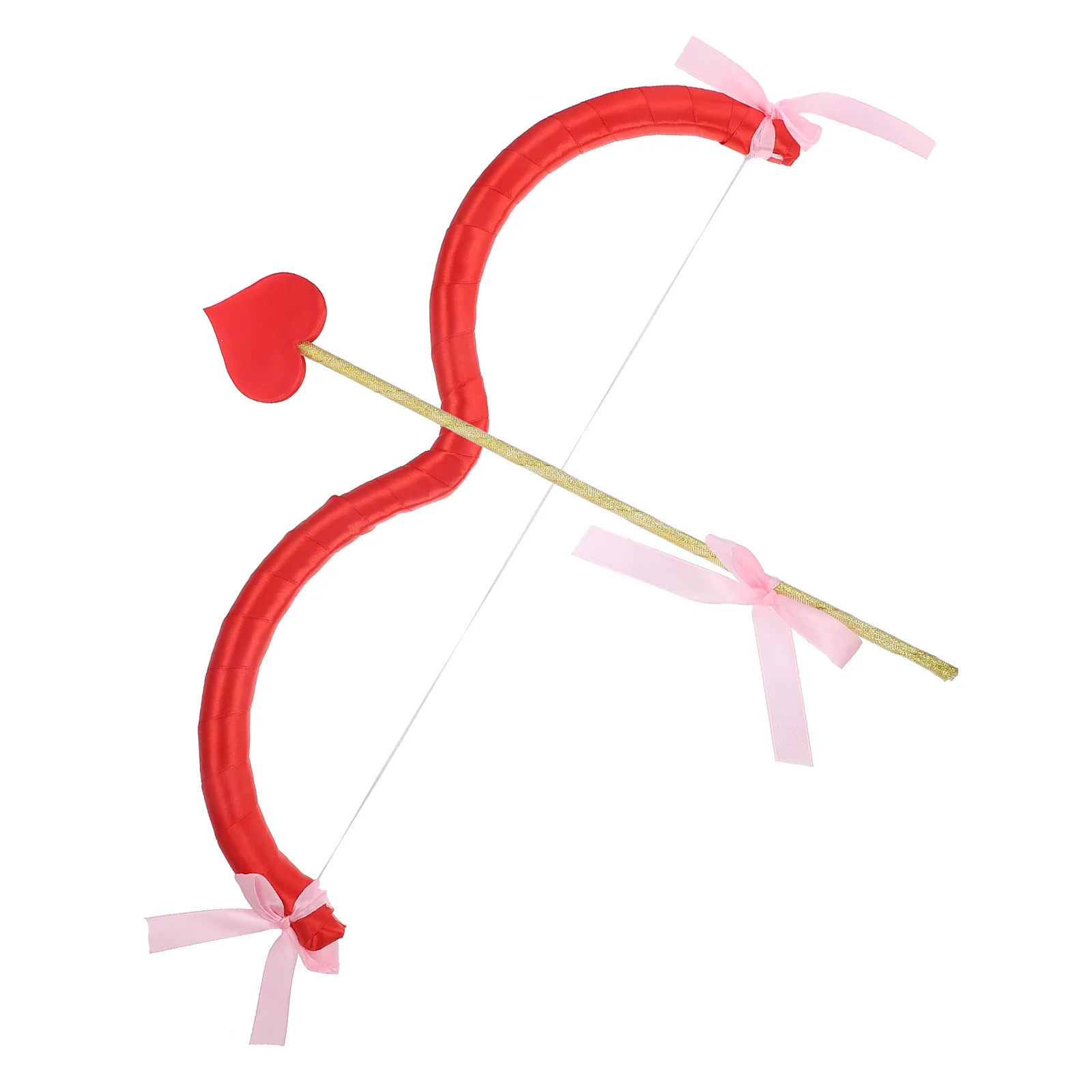 

1Set Cupid Bow Arrow Set Cosplay Costume Prop Valentine Day Photo Performance Supplies Decorative Party Cupid Bow