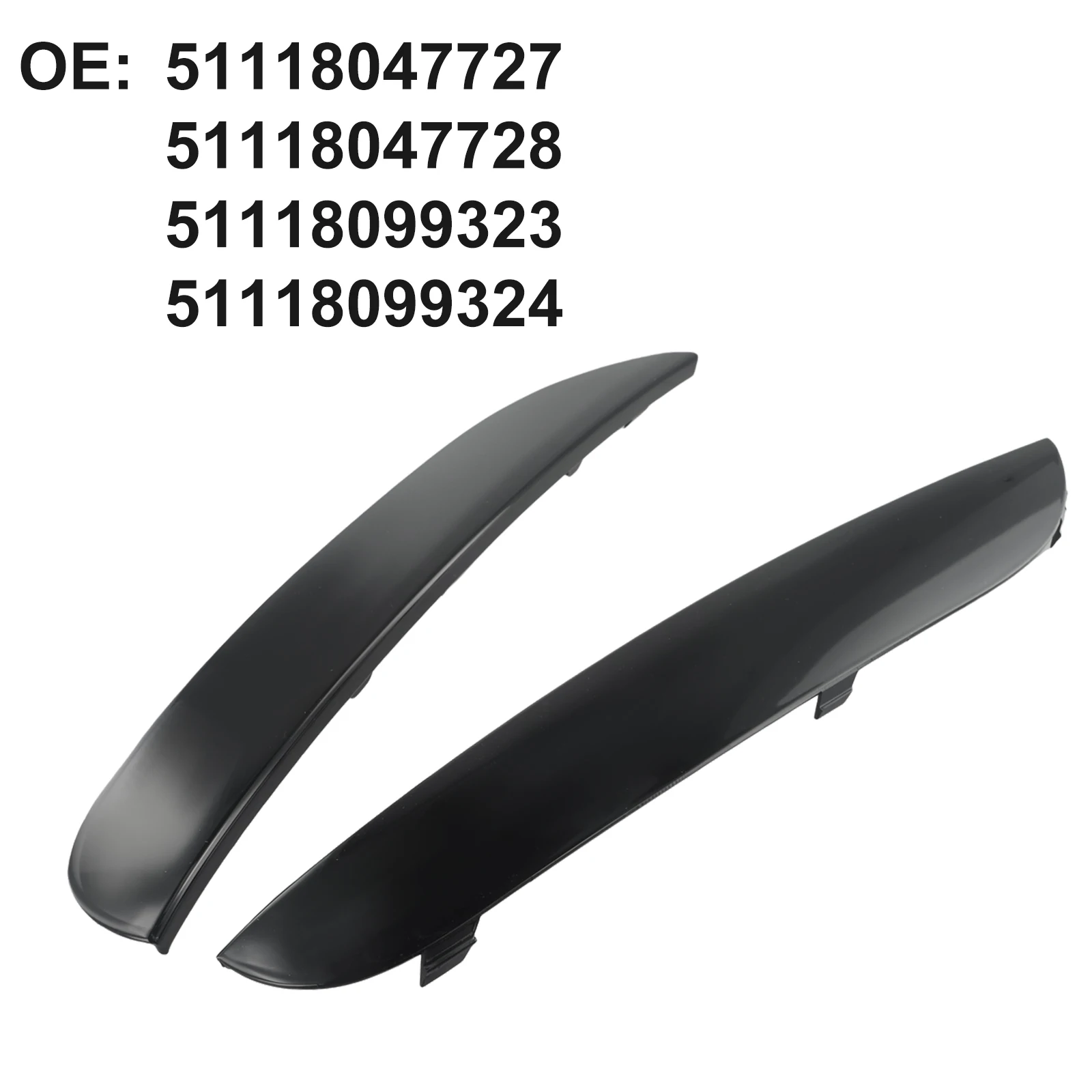 Parts Bumper Decoration Easy Installation Lightweight Replacement Spare Study For BMW 7-series F01/F02/F04 Brand New
