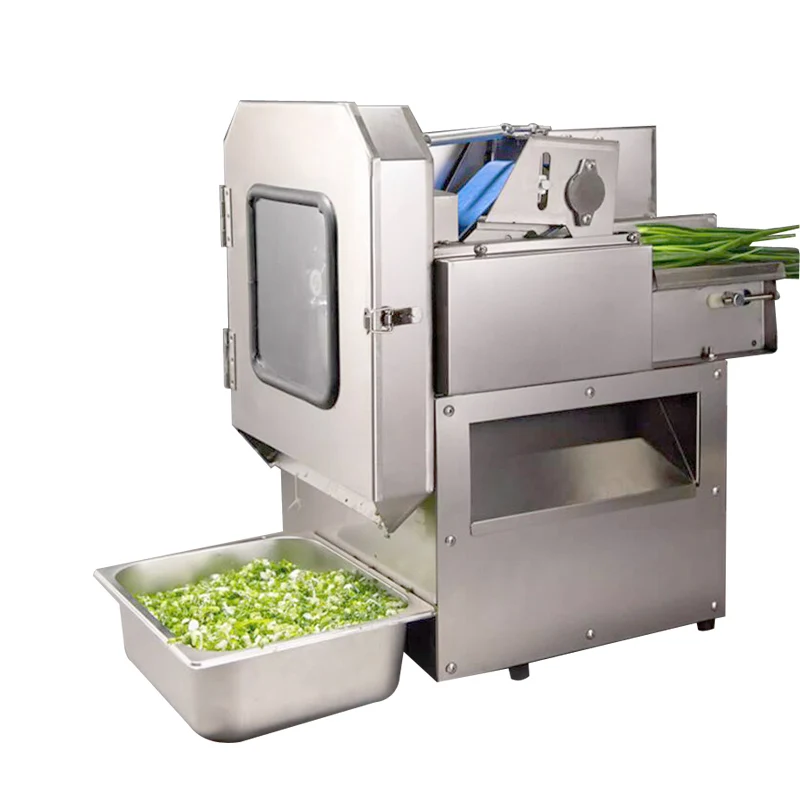 Automatic Cabbage Celery Leek Shredder Machine 350kg/h Vegetable Slicing Machine Fruit Vegetable Slicer