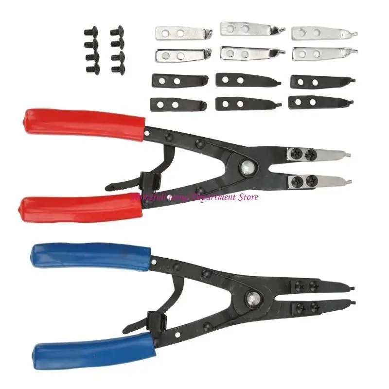  Auto Repair Tool Circlip Pliers Installation Removal Tool Internal External Snaps Rings Plier Universal Heavy Duty Plier