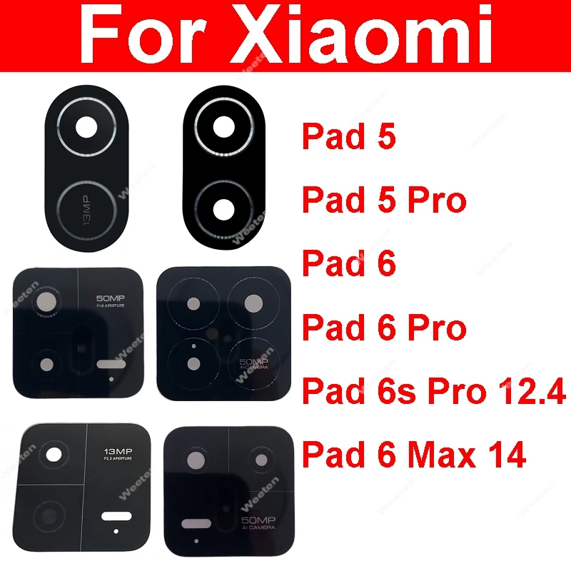 

Rear Lens Glass Mirror Lens Cover For Xiaomi Mi Pad 5 6 6s Pro 12.4'' 6 Max 14" Inch Back Camera Lens Glass Replacement Parts