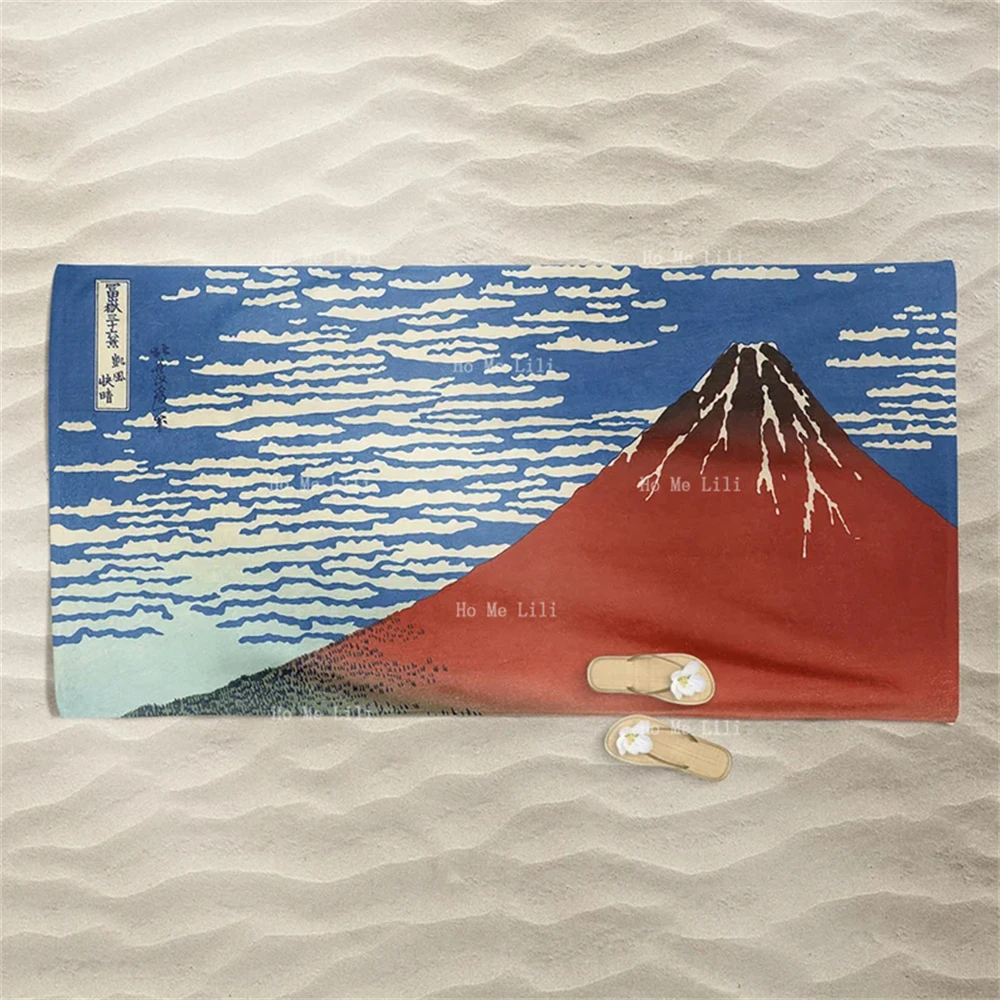 Gaifū Kaisei 36 Views Of Fuji Ukiyo-E Art Quick Drying Towel Unique Gift