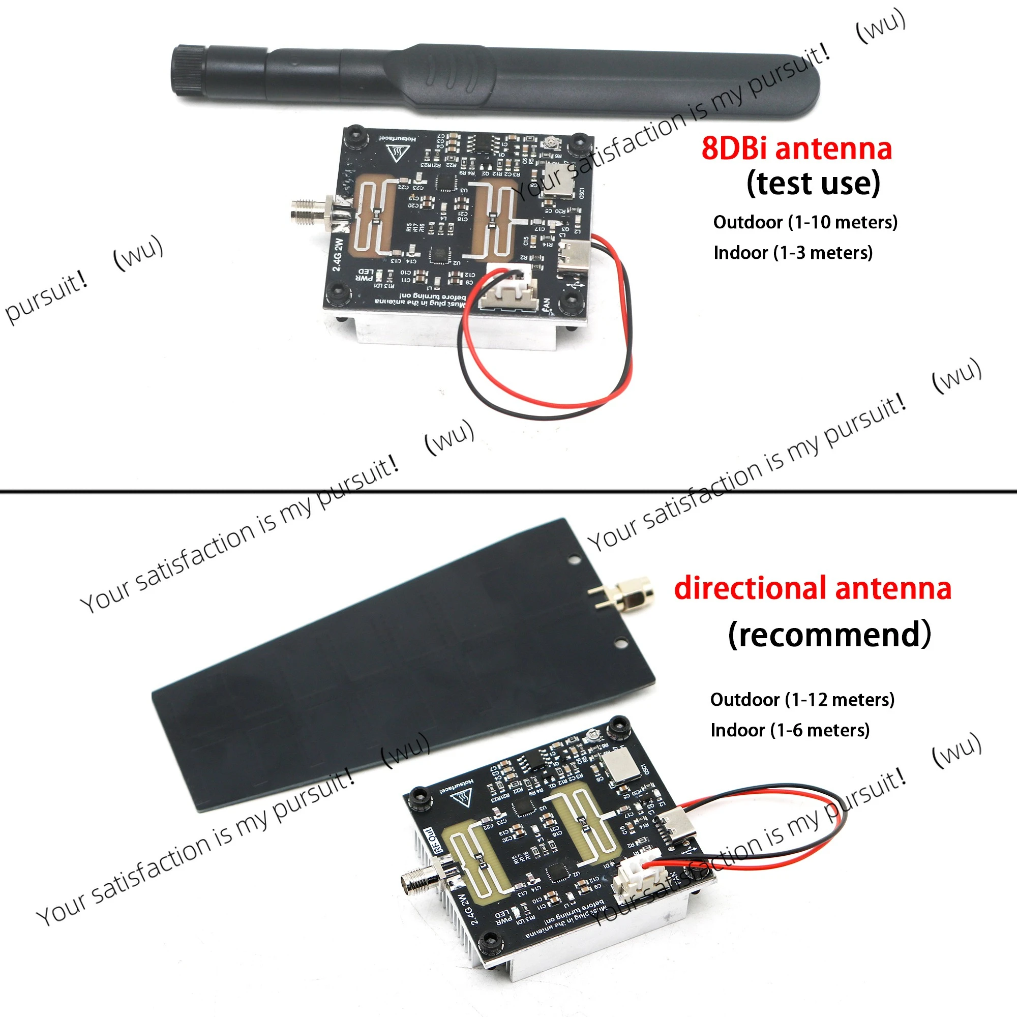 2.4Ghz 2W WiFi Bluetooth Sweep Signal Source VCO RF Generator RF Power Amplifier For 2.4G BT Headset Music Speaker Wifi Camera