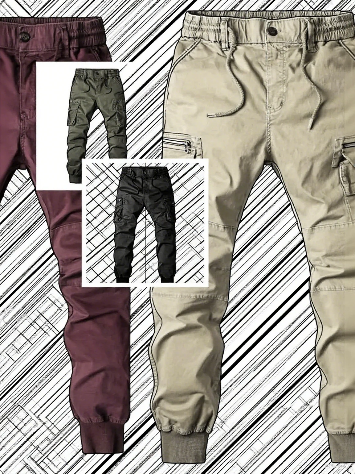 2025 New Cargo Pants Men Jogging Casual Pants Cotton Full Length Tactical Military Pants Trousers