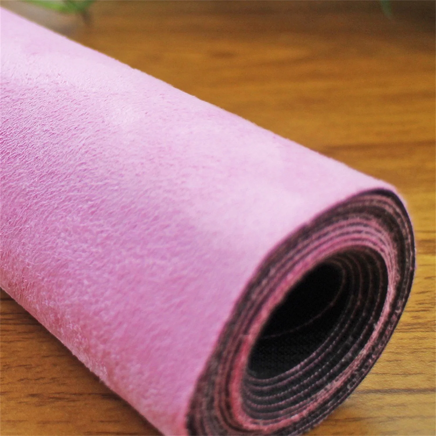 7563 ultra-thin rubber deerskin folding yoga mat can be customized for non-slip fitness exercise