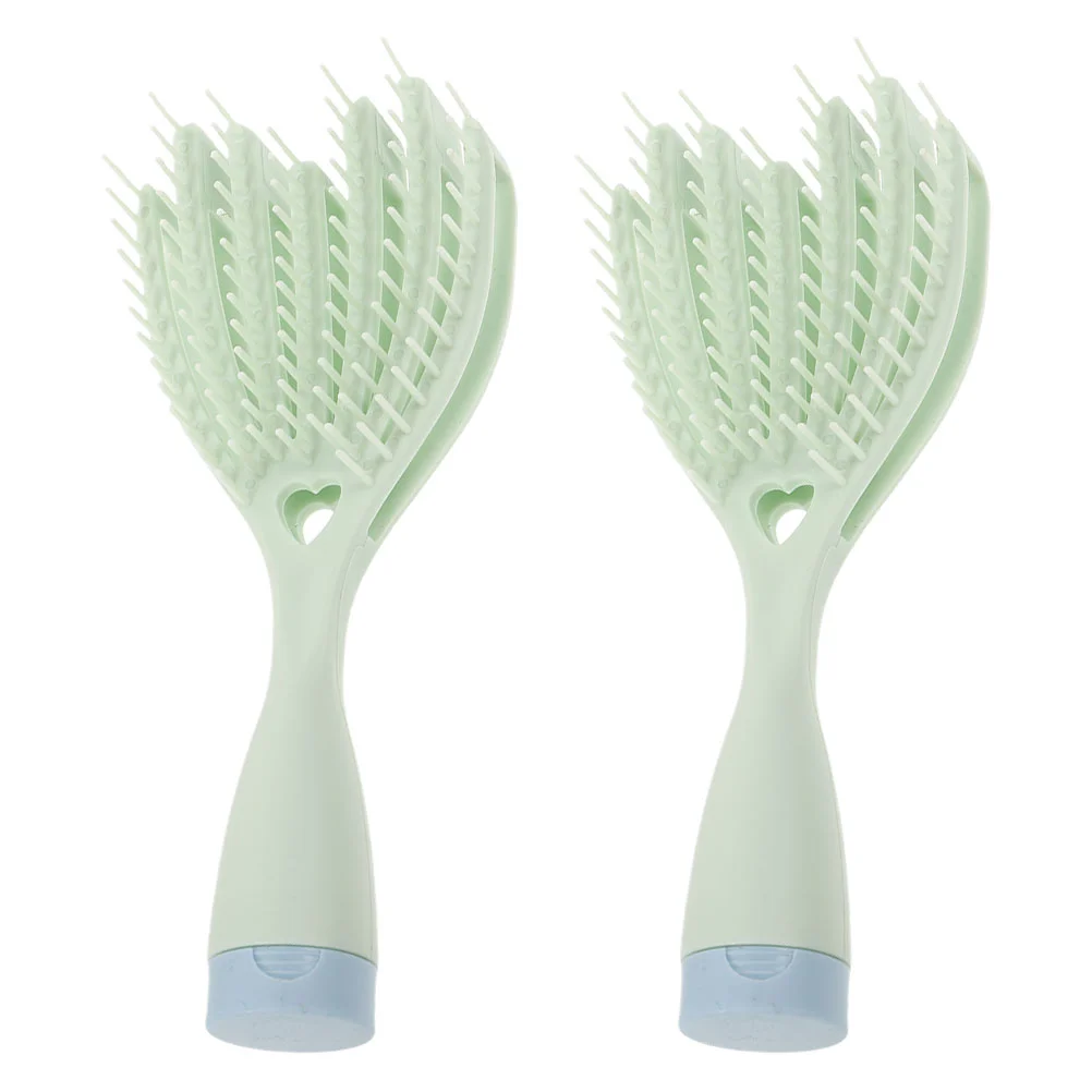 2 Pcs Comb Wet Hair Wide Tooth Combs for Women Accessories Brush Detangler Hairbrush Small Massage Drying