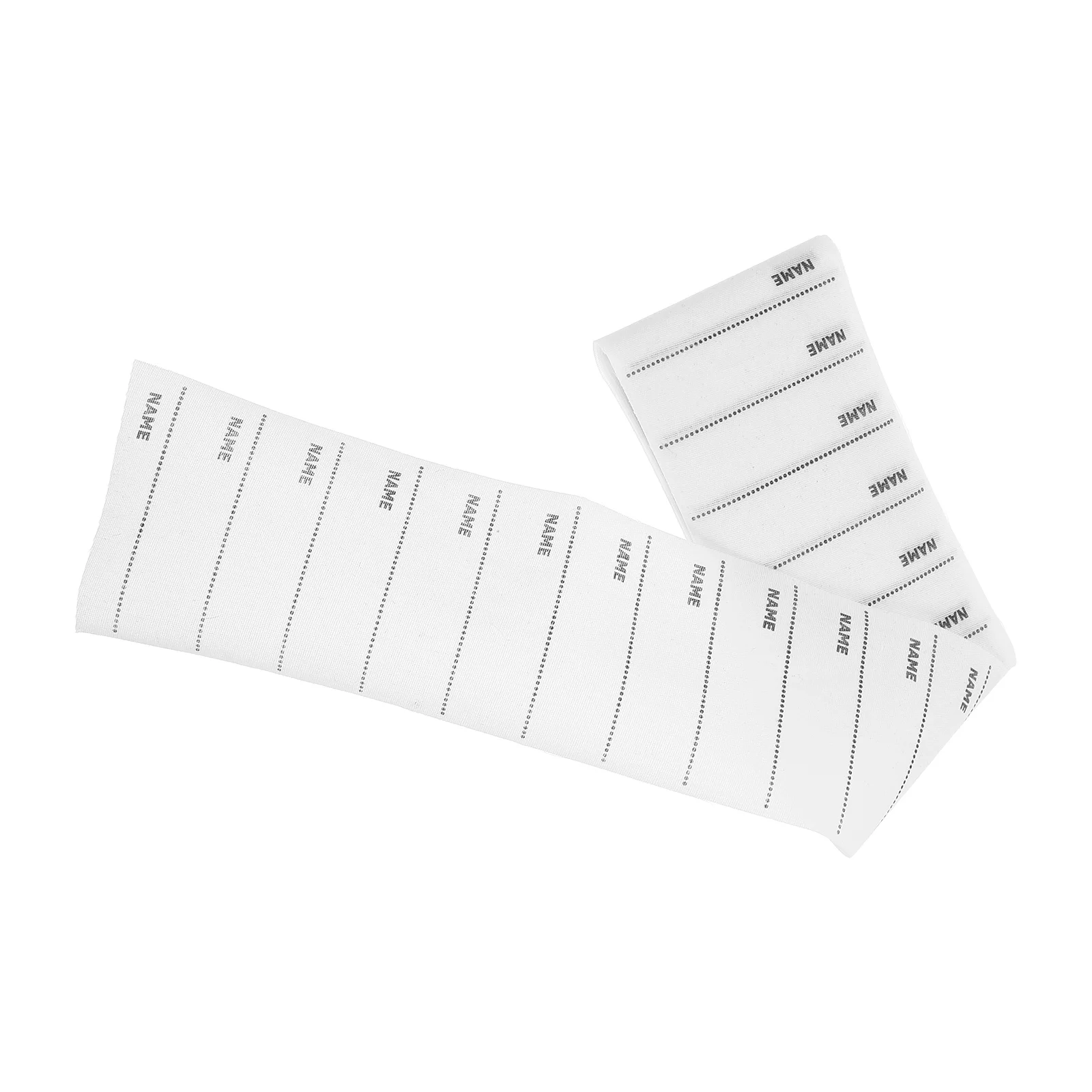 

Iron On Name Tags Blank Labels for Clothing Writable Sewing Machine White Polyester DIY 100 Grids Clothes Tags